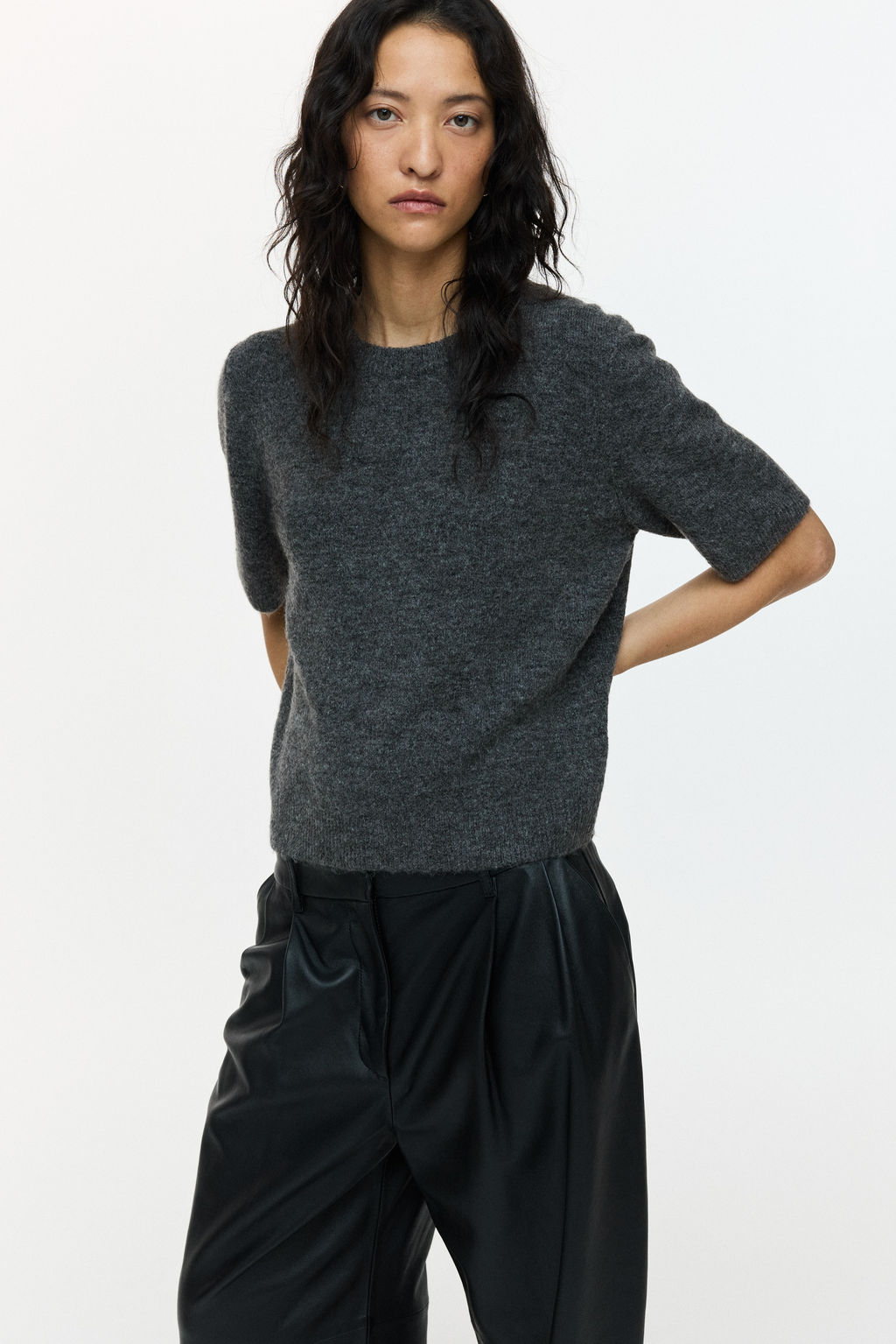 Camiseta en punto fino - H&m фото 7
