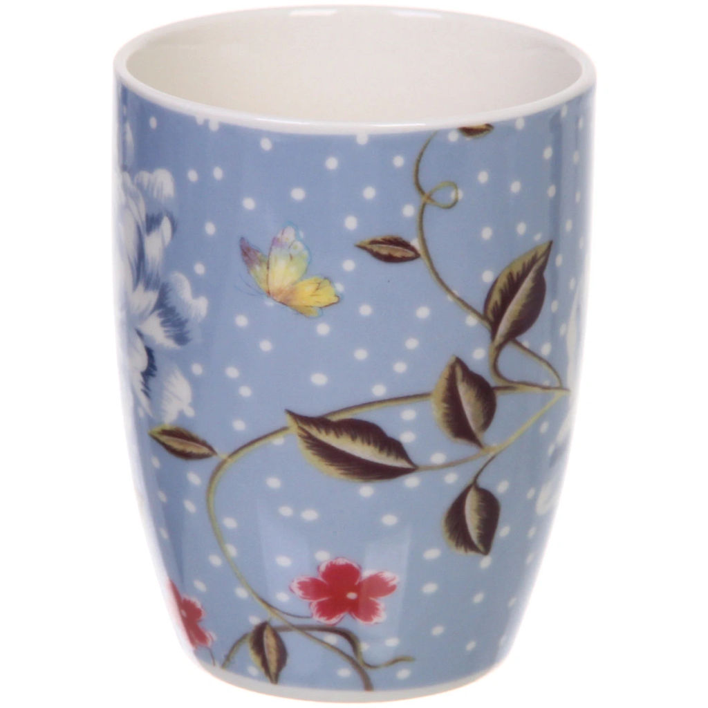 Цена за 2 шт. Кружка керамическая 350мл "Цветочная фантазия", микс рисунков