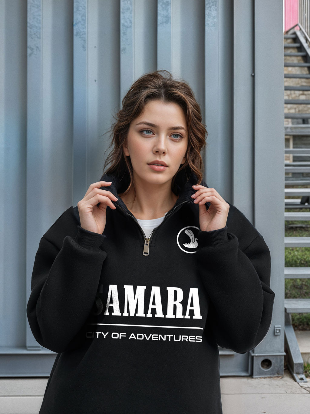 Толстовка женская с зип-воротником Samara - Yollochka фото 19