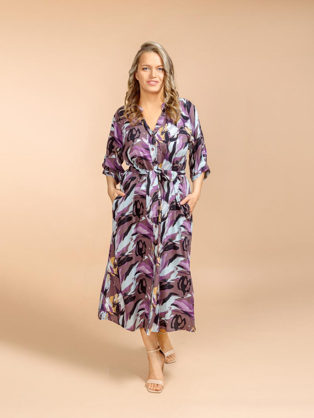 Платье (вискоза) №25-460-4 (Лето 2025) - Ганг фото 2