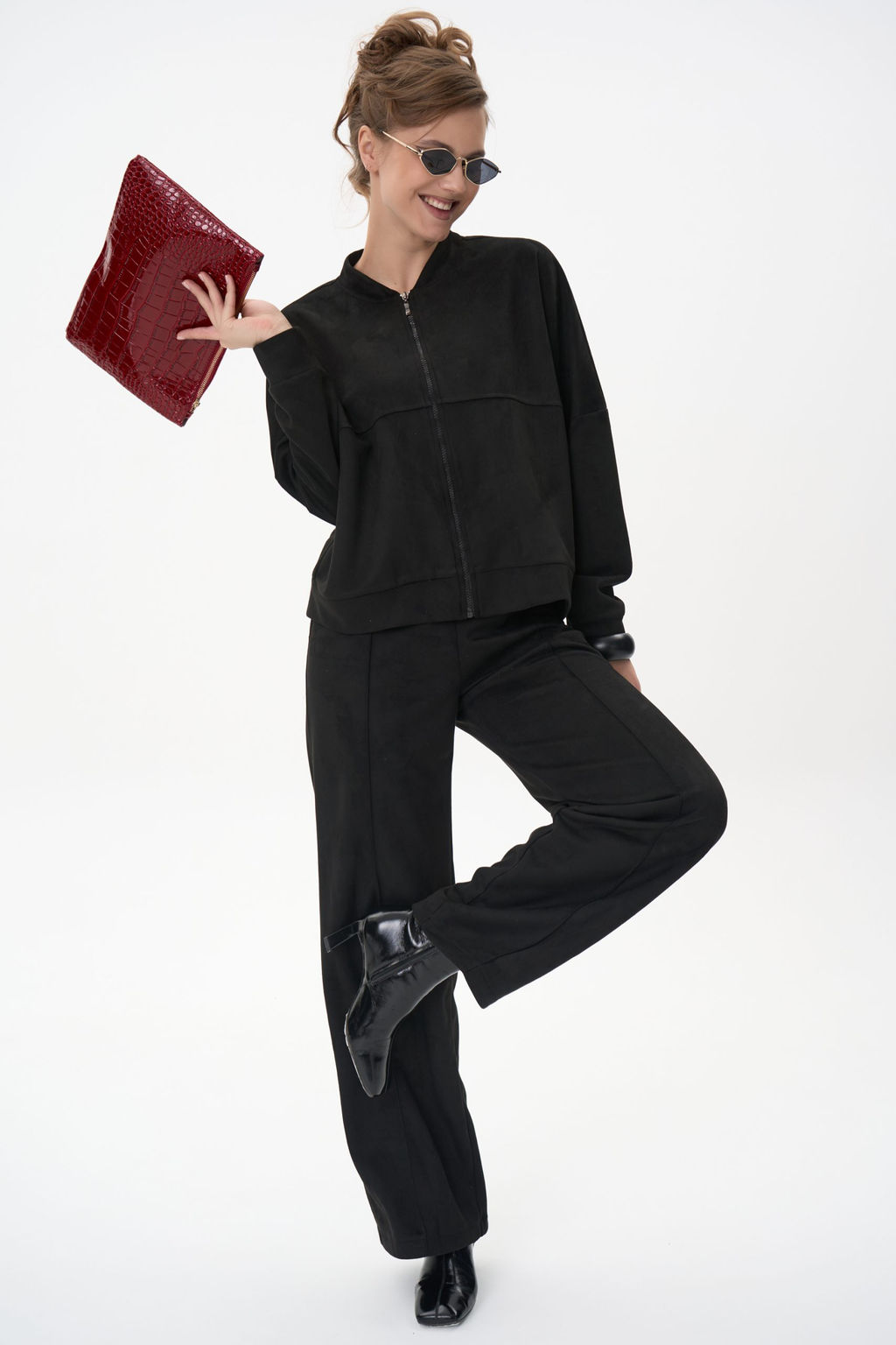 Бомбер Майли (чёрный) - Эльза фото 4