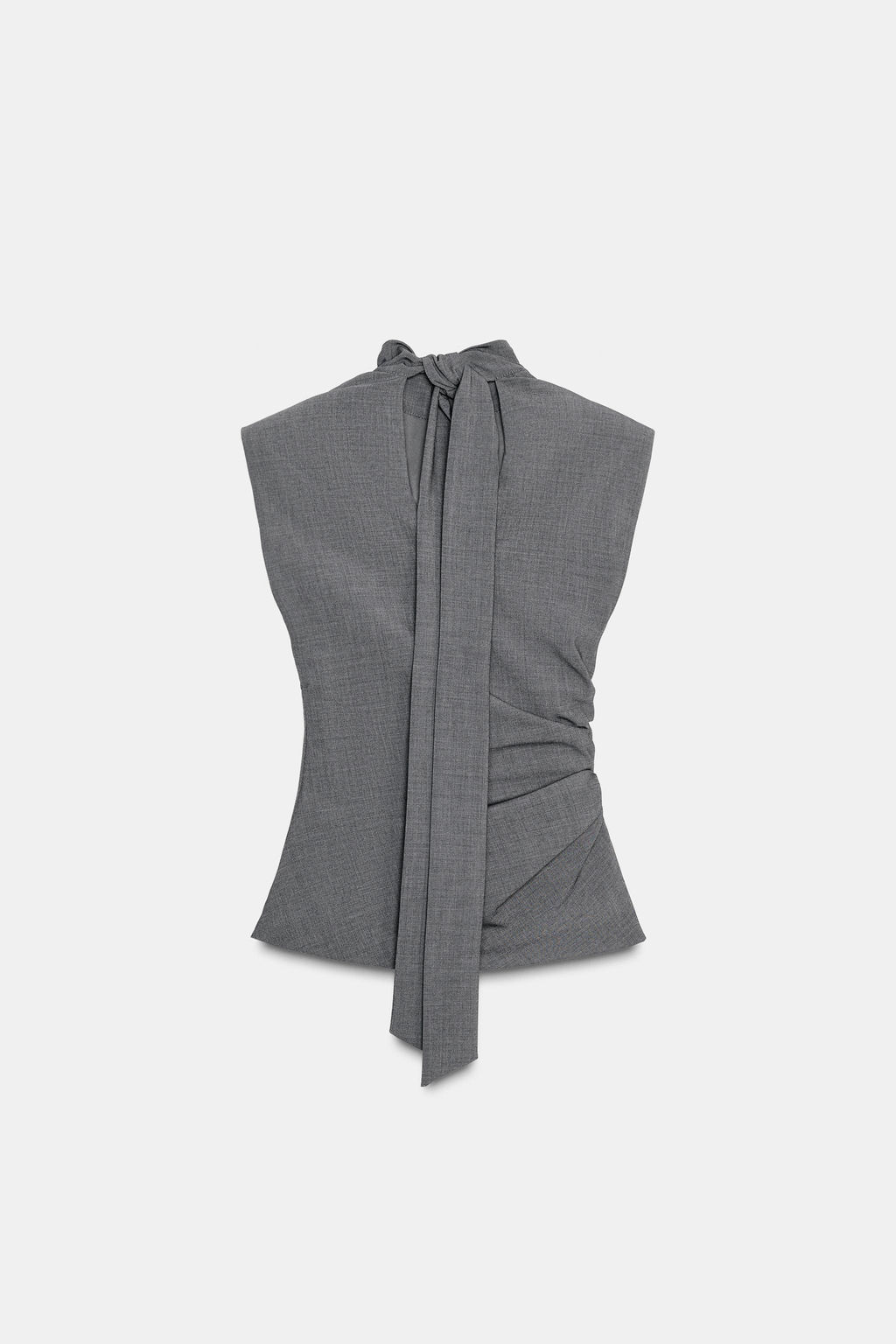 TOP WITH SHOULDER PADS - Zara фото 5