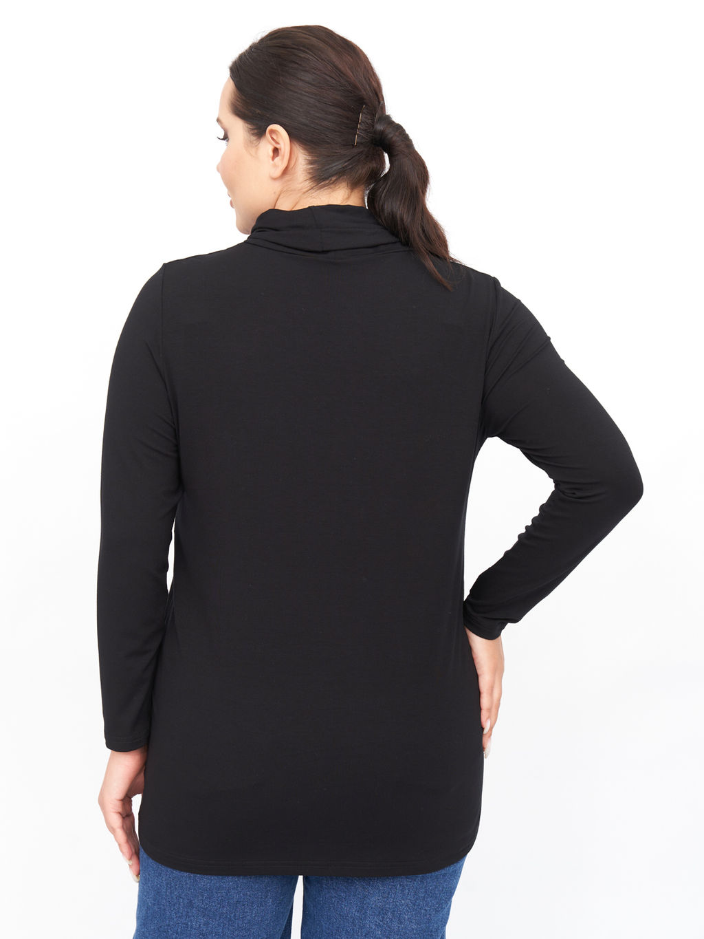 Водолазка из вискозы VD01103BLK00 - Артесса фото 9