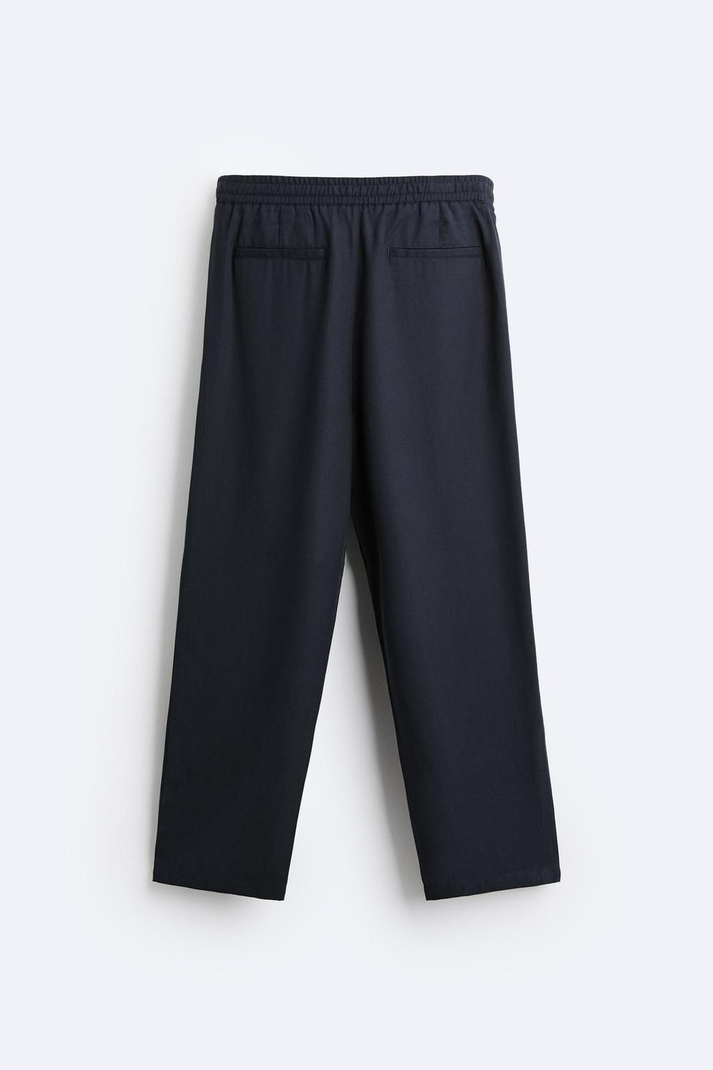 LYOCELL JOGGER WAIST TROUSERS - Zara фото 9
