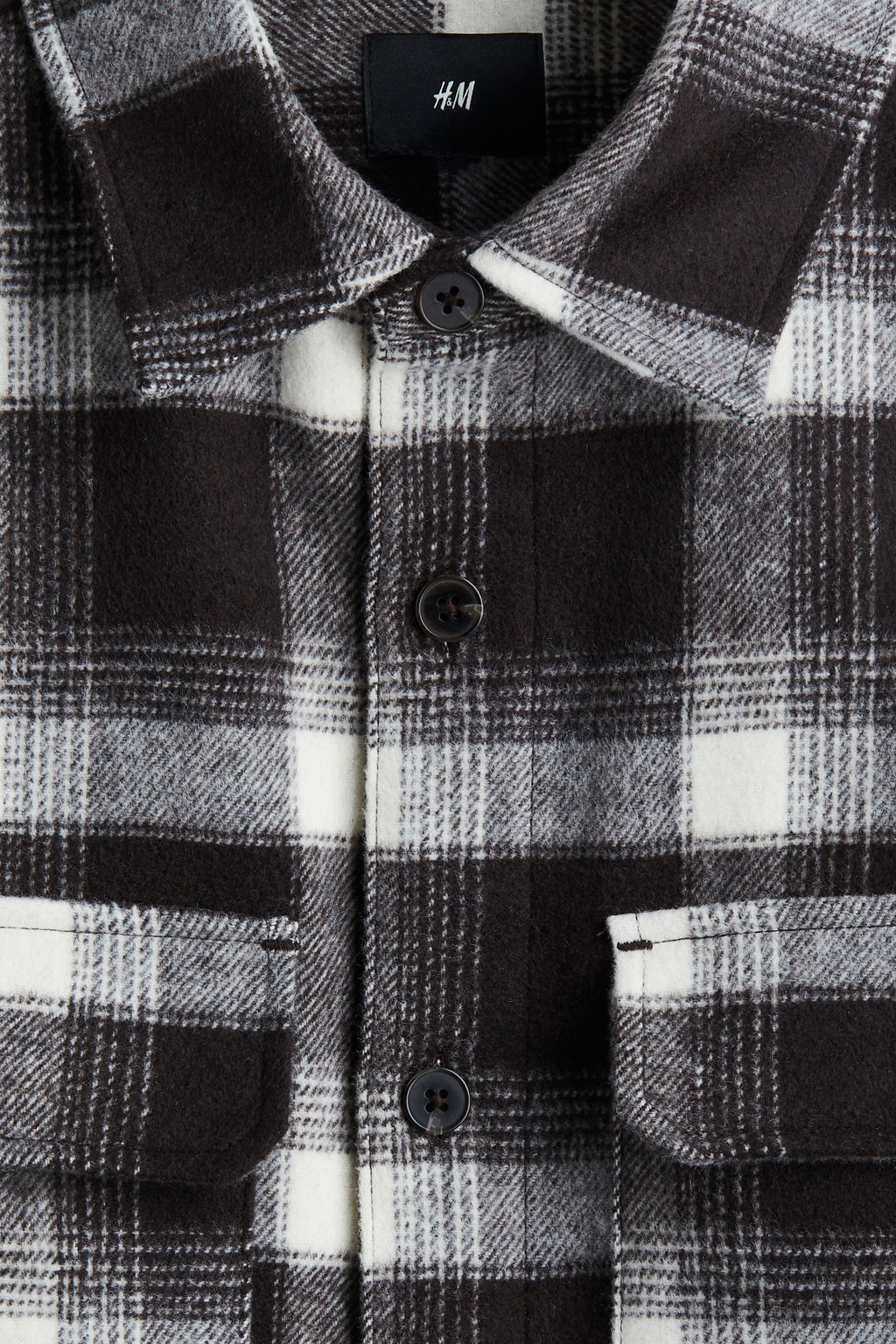 Sobrecamisa de franela Regular Fit - H&m фото 8