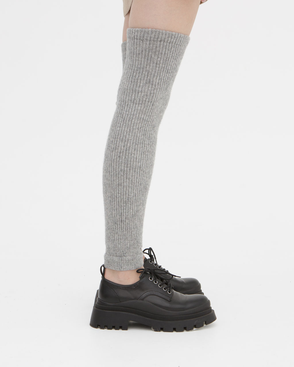 Гетры из монгольской шерсти серые