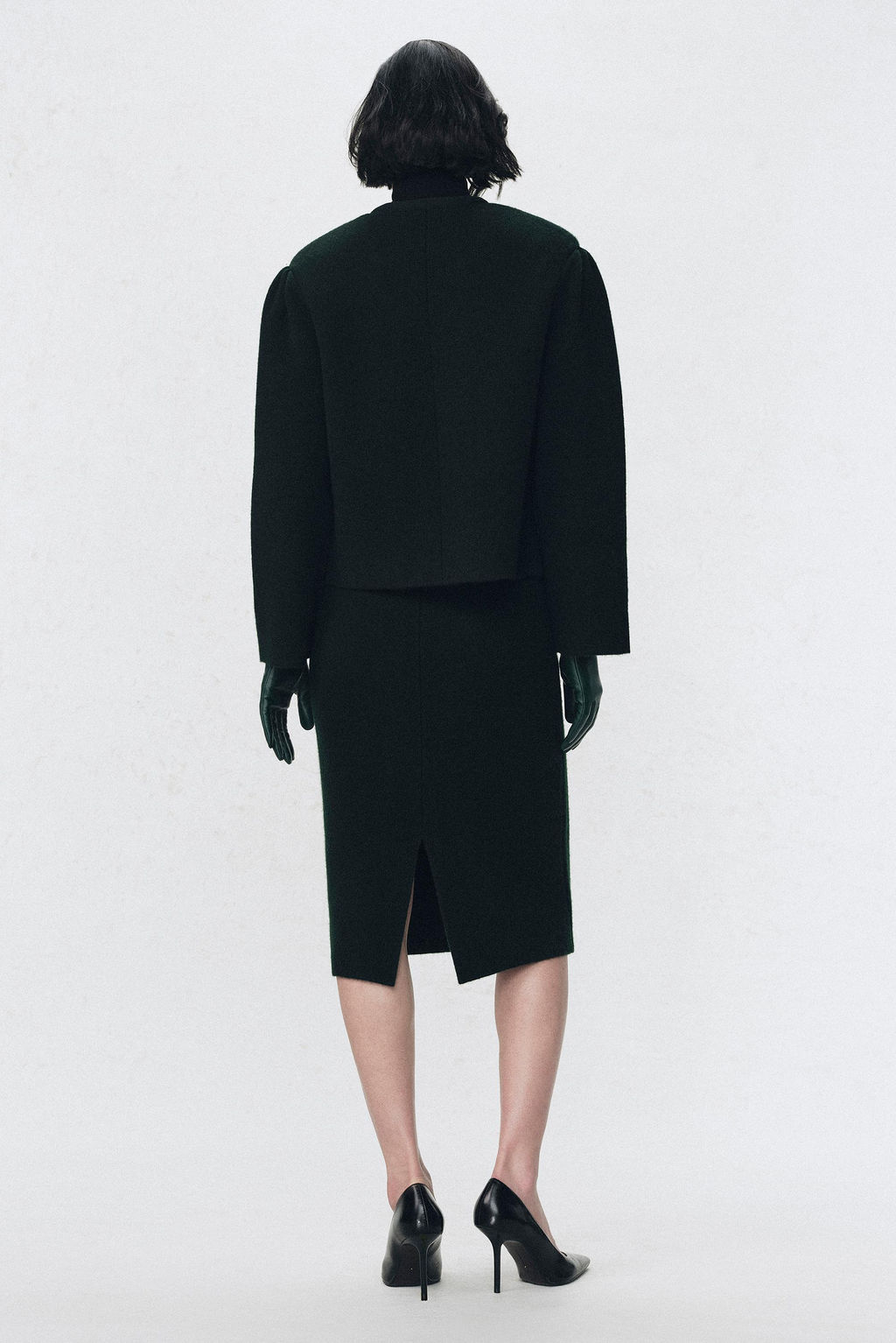 100% WOOL MIDI SKIRT SOSHIOTSUKI X ZARA  фото 3