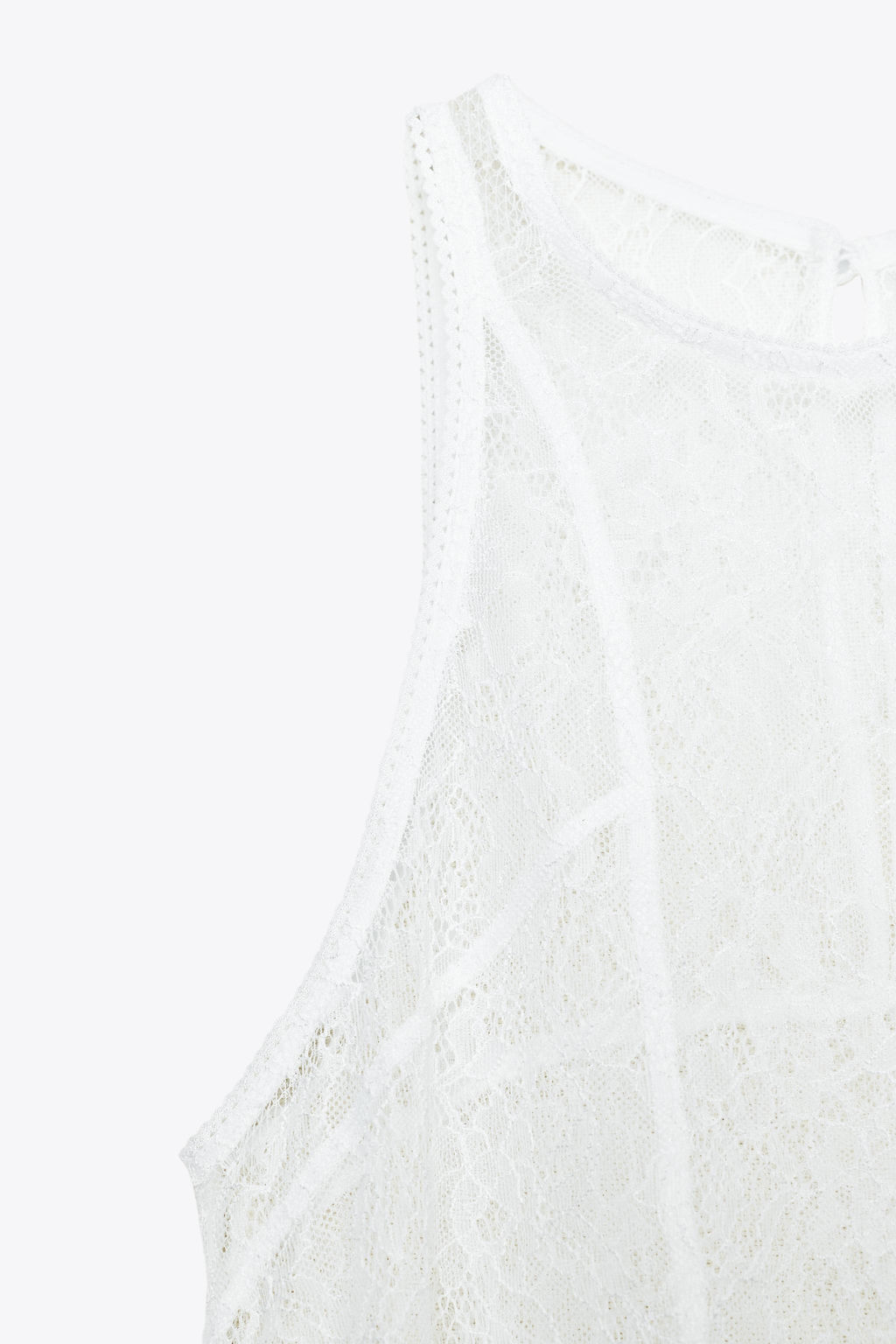 LACE HALTER DRESS - Zara фото 9