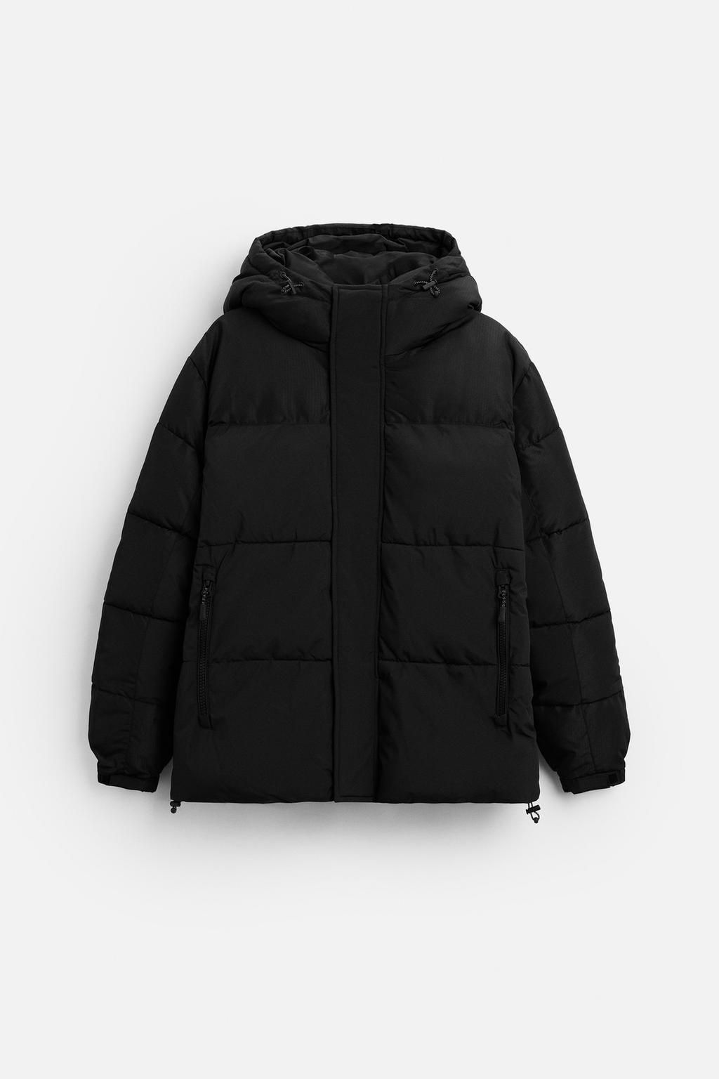 HOODED PUFFER JACKET - Zara фото 6