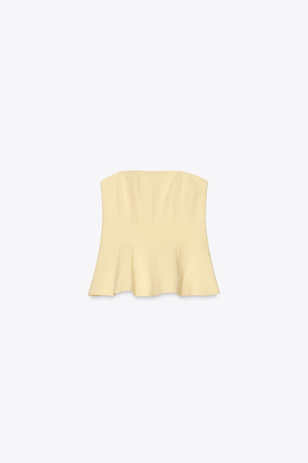 PEPLUM BANDEAU TOP - Zara фото 8