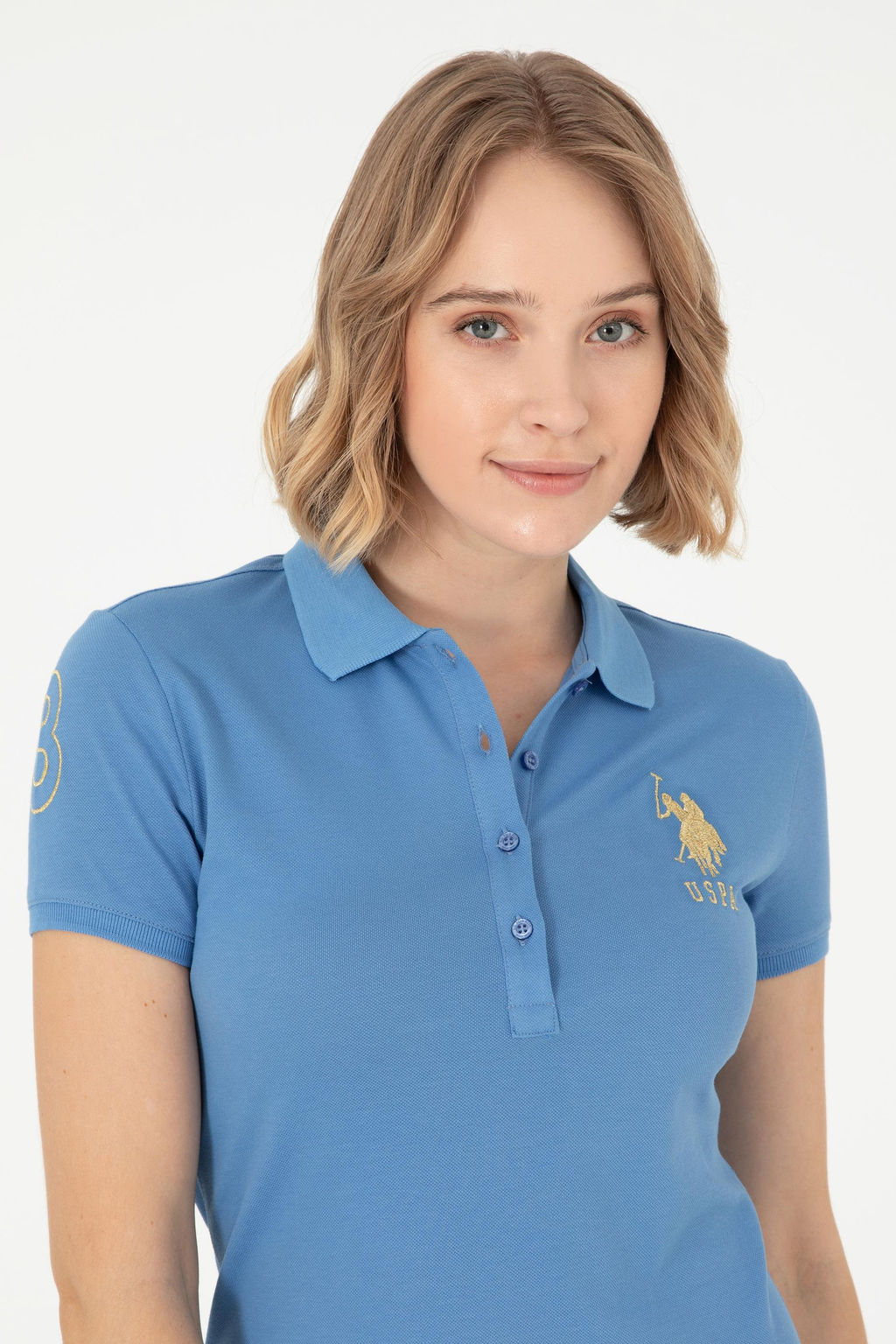 Женское темно-синее трикотажное платье Неожиданная скидка в корзине - U.s. polo assn фото 8