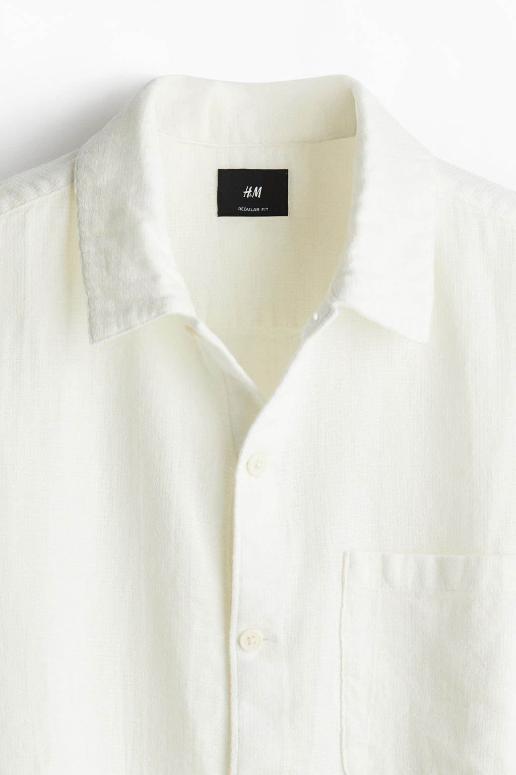 Camisa texturizada Regular Fit - H&m фото 2