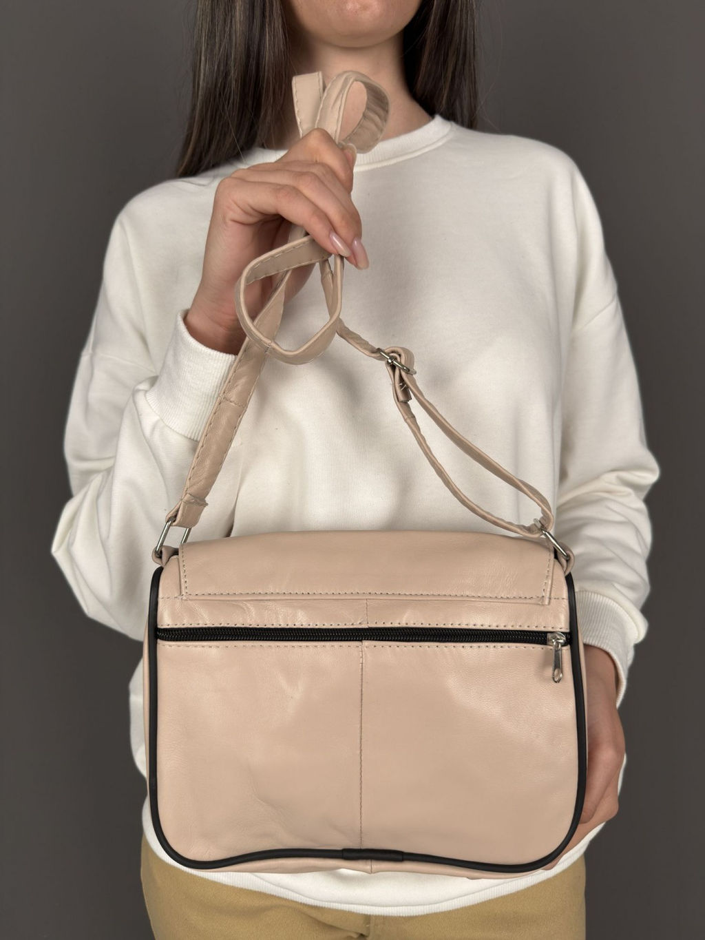 Сумка женская из телячьей кожи