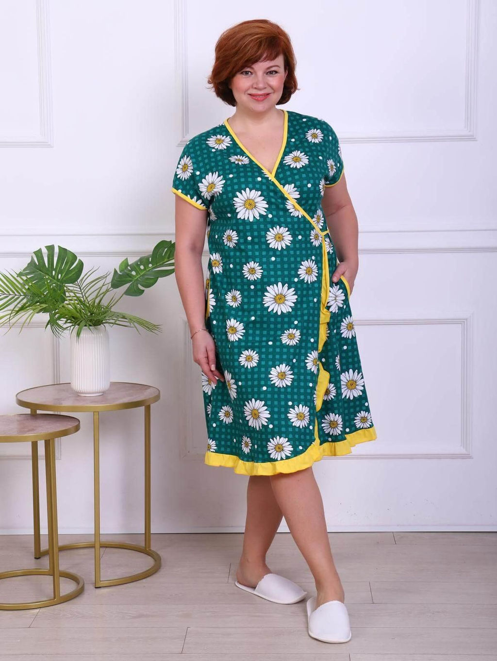 IV-CAPRIZ Полянка - халат синий  фото 8