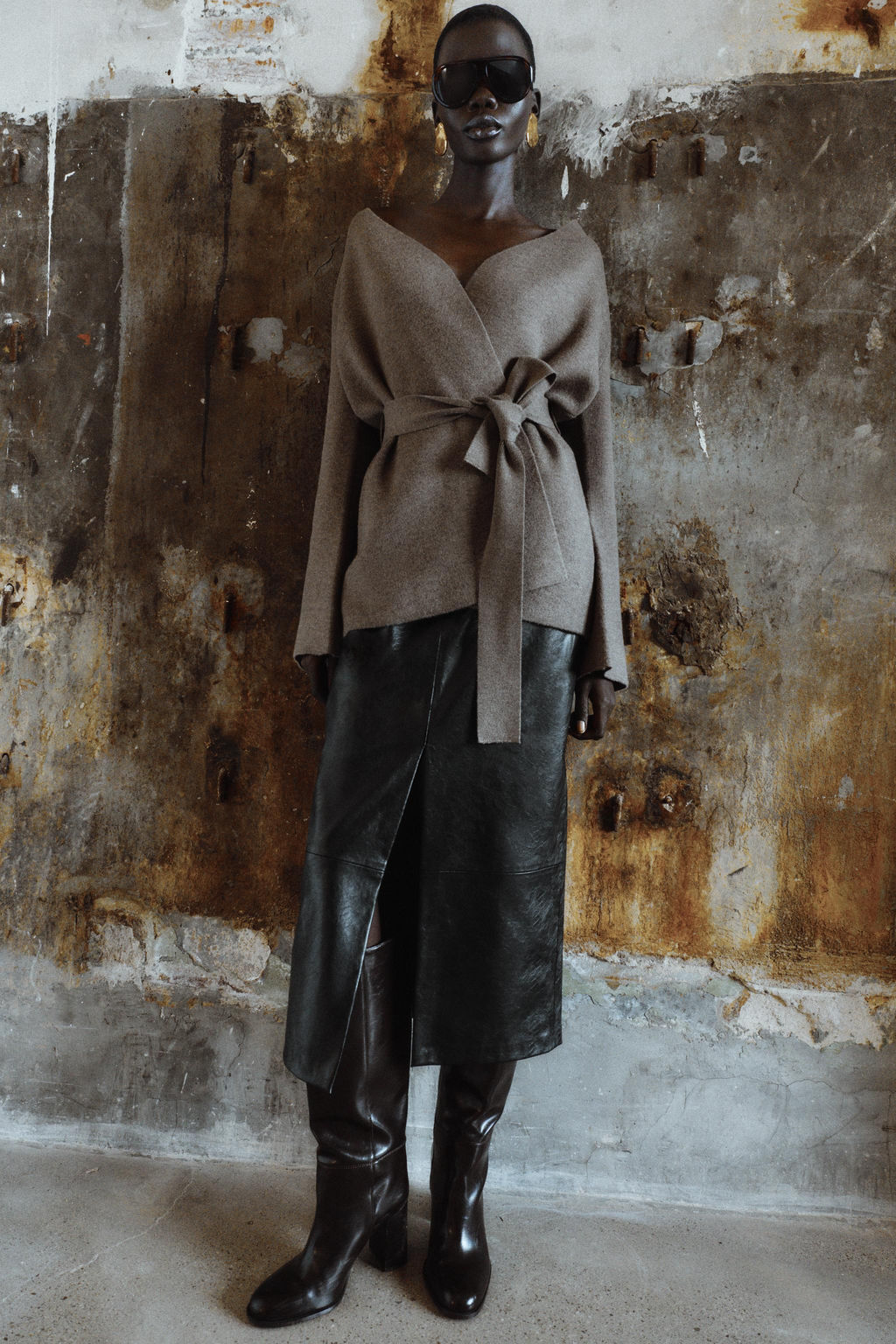 PLAIN KNIT CARDIGAN WITH BELT - Zara фото 12