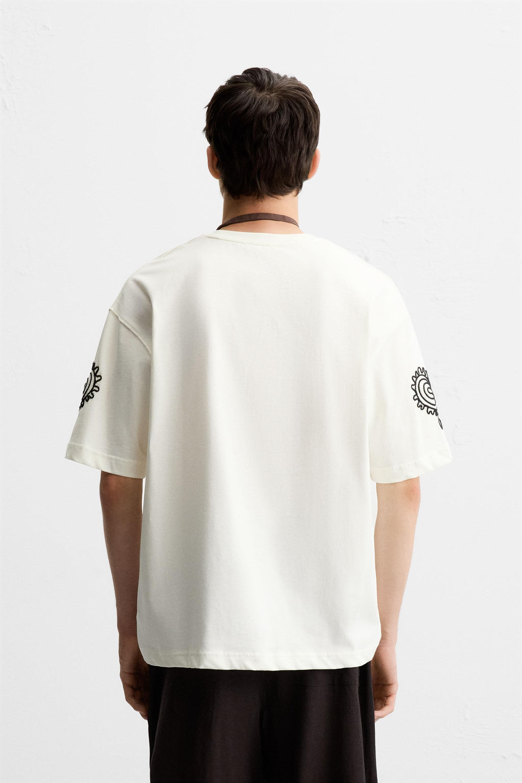 CONTRAST EMBROIDERY SHIRT - Zara фото 3