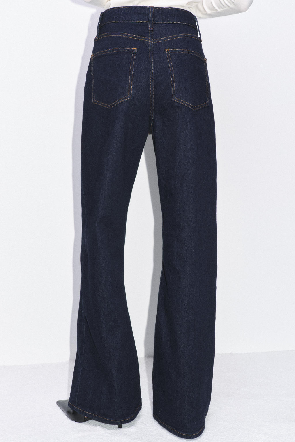 ZW COLLECTION WIDE-LEG HIGH-WAIST JEANS - Zara фото 3