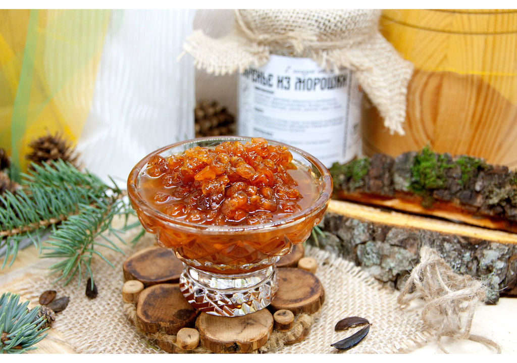 Варенье из Морошки баночка 465 г Крафт упаковка