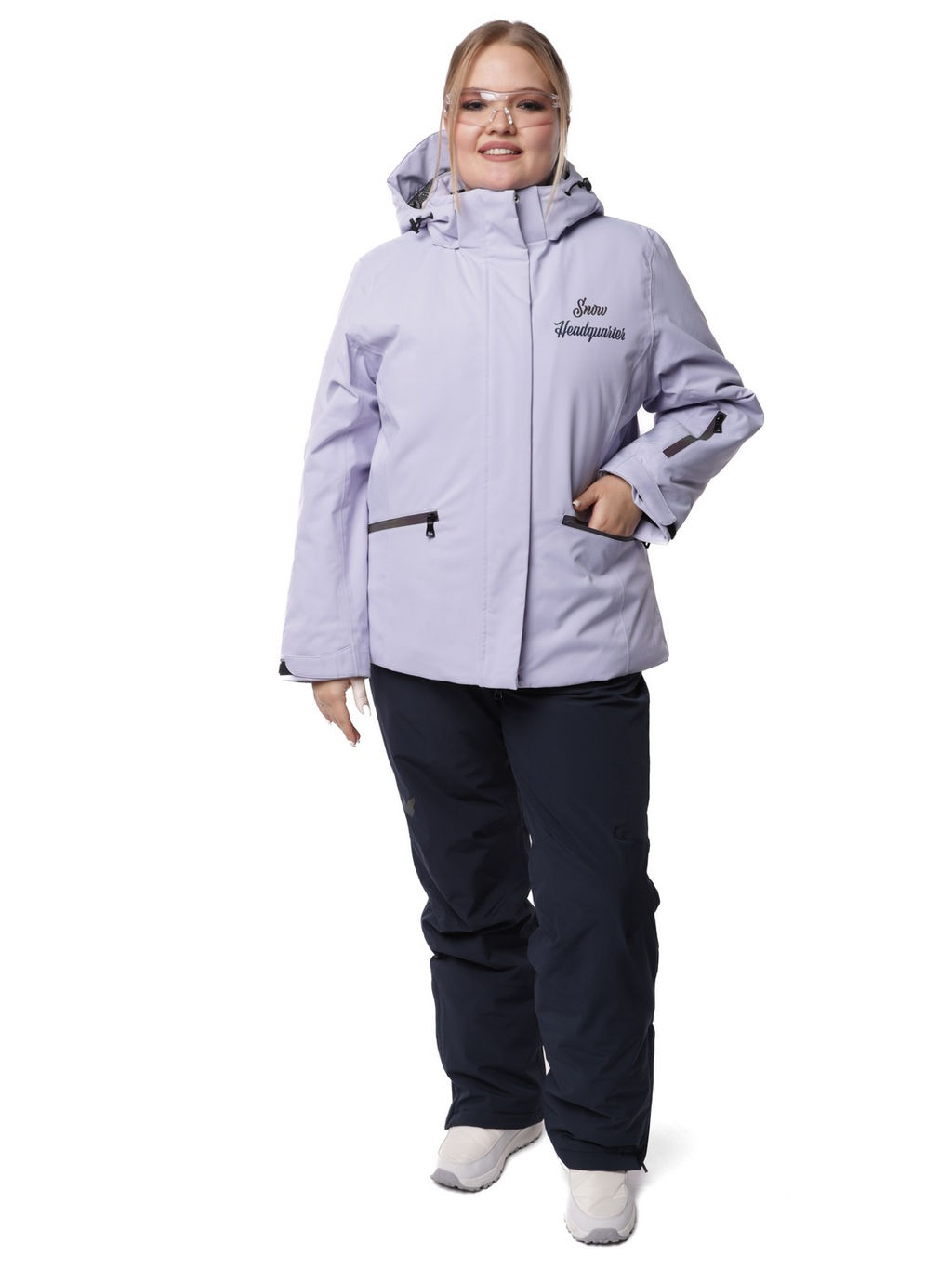 Костюм VKB-0218 Сиреневый - Snow headquarter фото 5