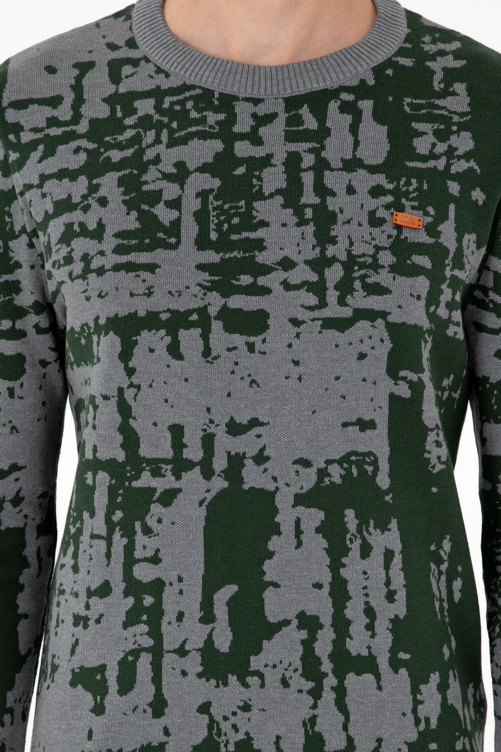 Мужской серый меланжевый свитер Неожиданная скидка в корзине - U.s. polo assn фото 6