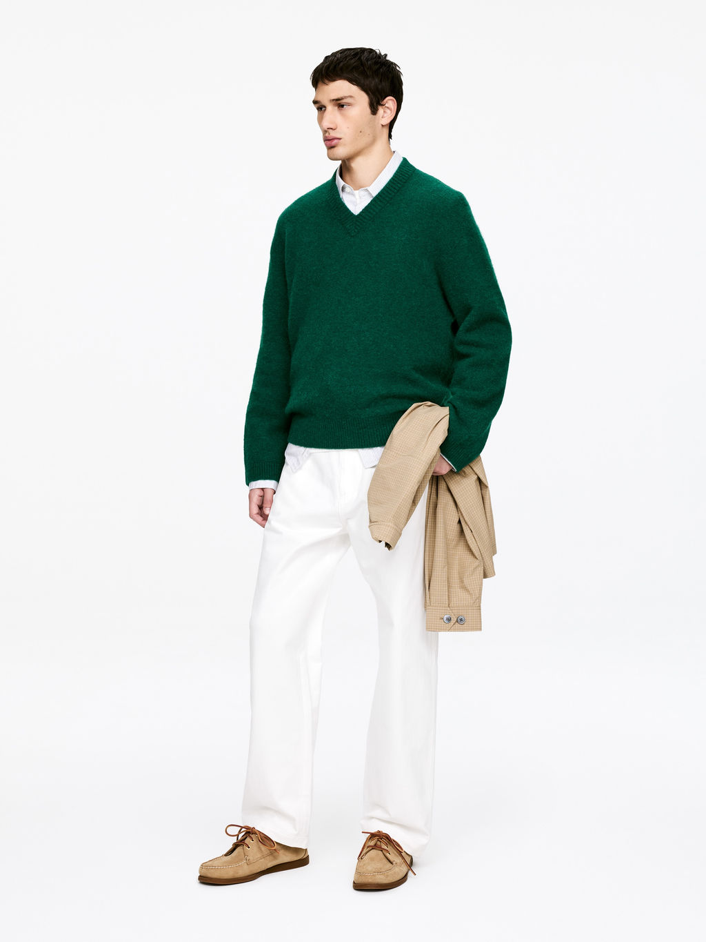 Su?ter relaxed fit en mezcla de lana y alpaca - H&m фото 4