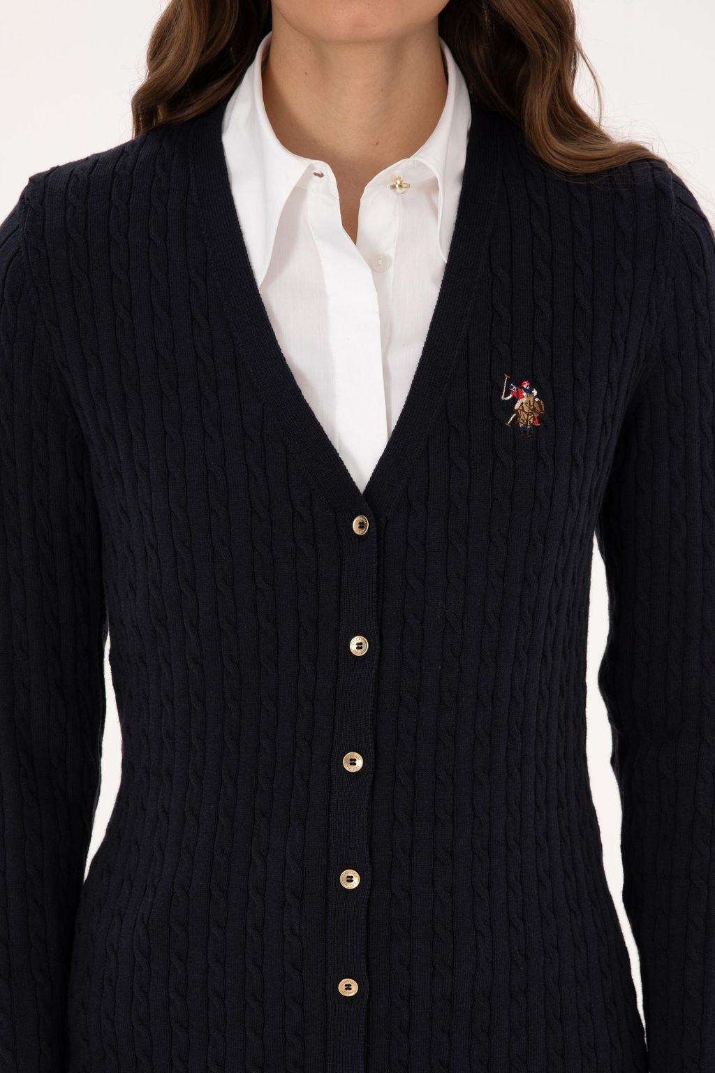 Kad_n Lacivert Basic Triko H_rka - U.s. polo assn фото 6