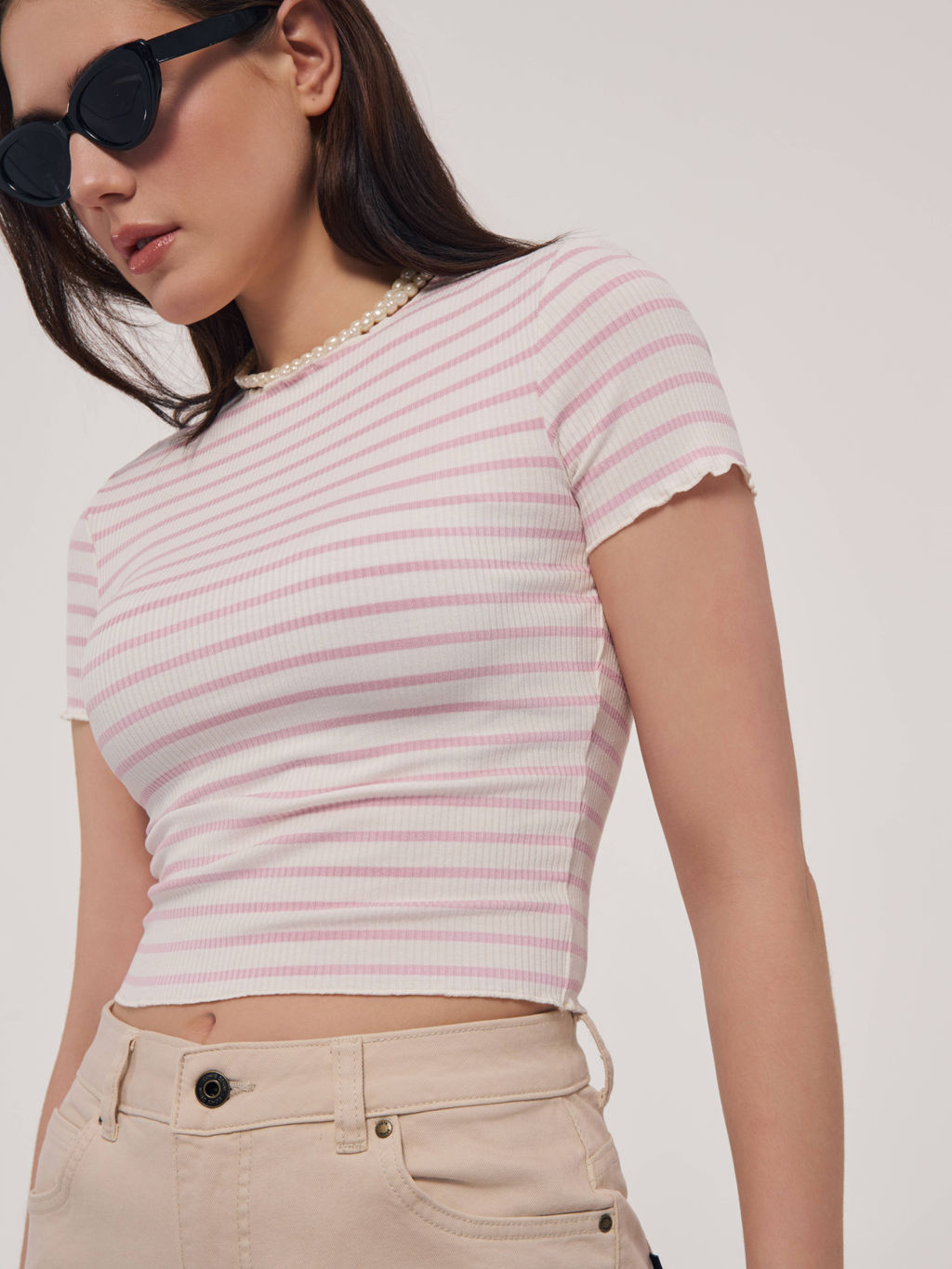 CONTE LD 2642 Футболка женская white-pink