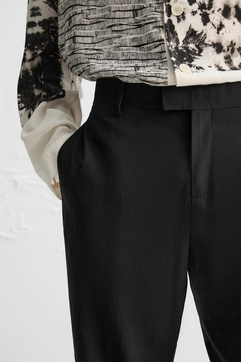 LIMITED EDITION DINNER TROUSERS - Zara фото 5