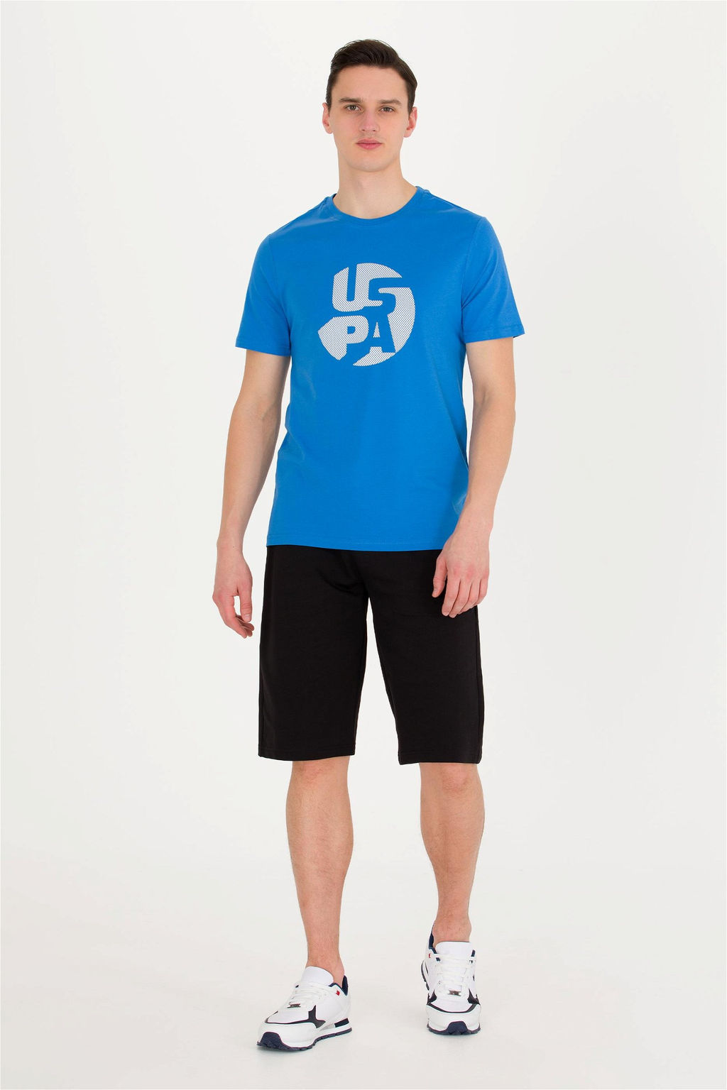 Мужские черные вязаные шорты - U.s. polo assn фото 8