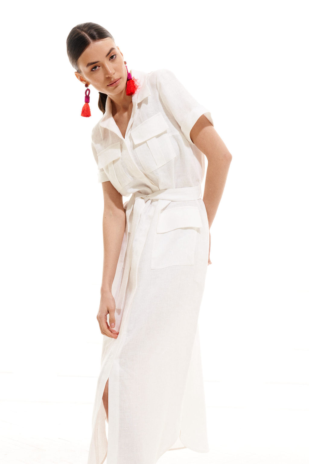 Платье 1996.1 (Лен - 100%) - Elletto фото 14