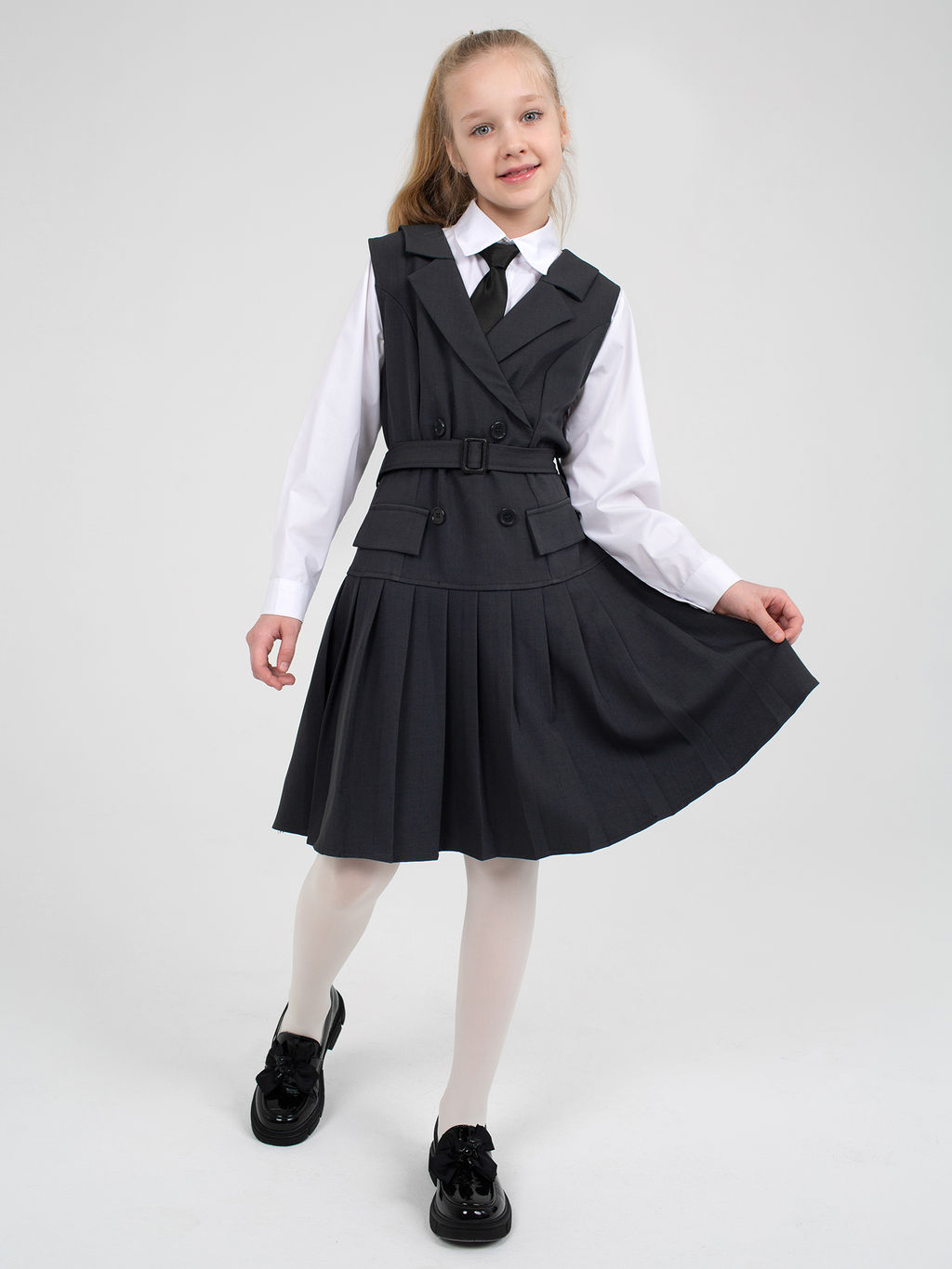 Сарафан для девочек - Синий мир фото 8