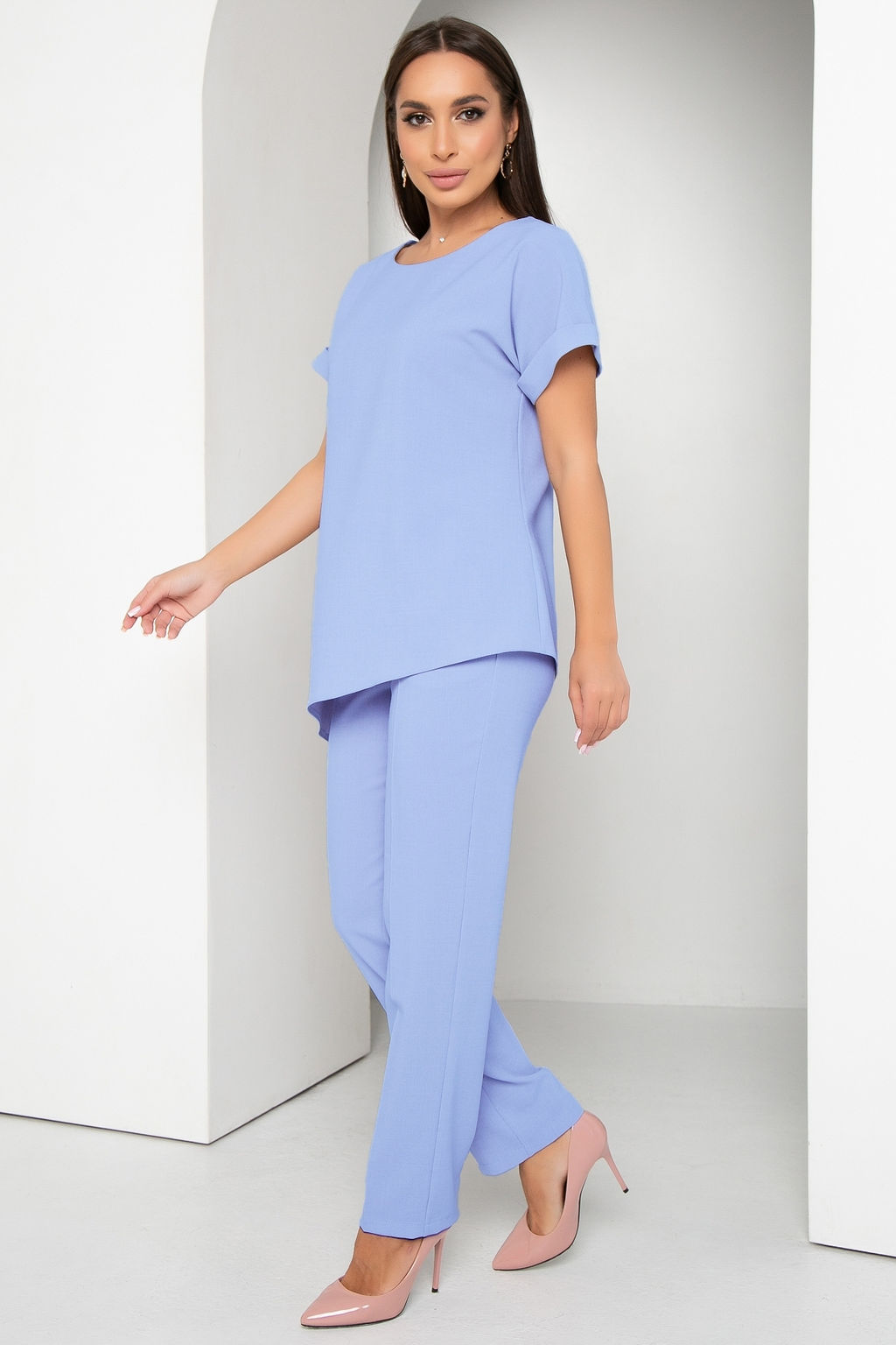 Костюм Летний тренд (голубой)