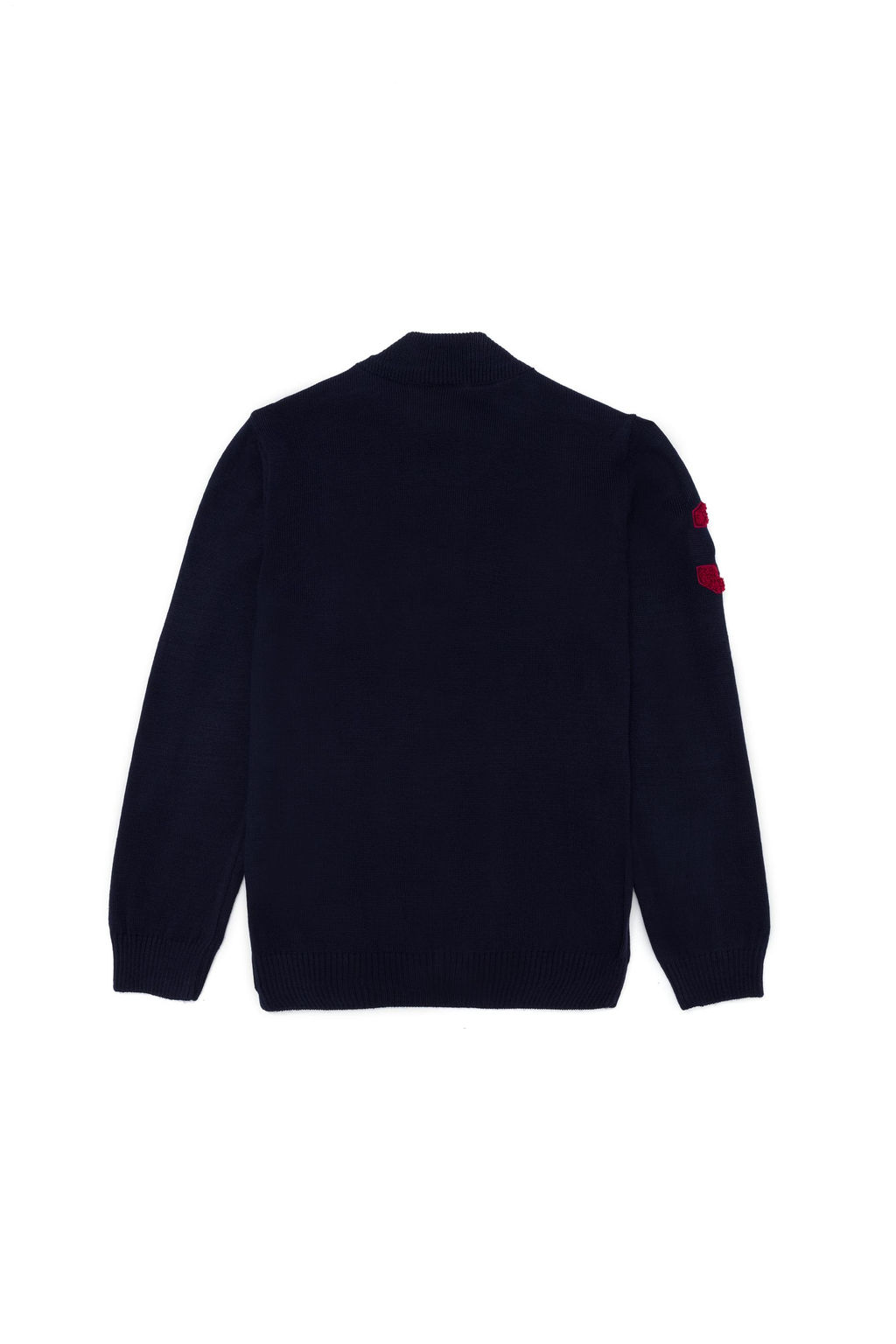 U. S. Polo Assn Темно-синий вязаный кардиган на молнии для мальчика - U.s. polo assn фото 2