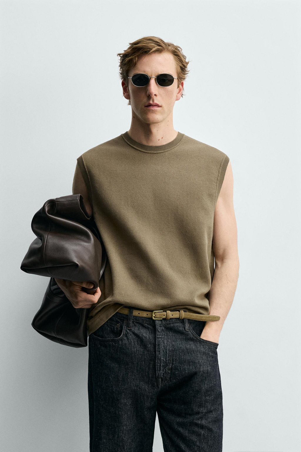 CHALECO PUNTO ESTRUCTURA / Oliva - Zara фото 2