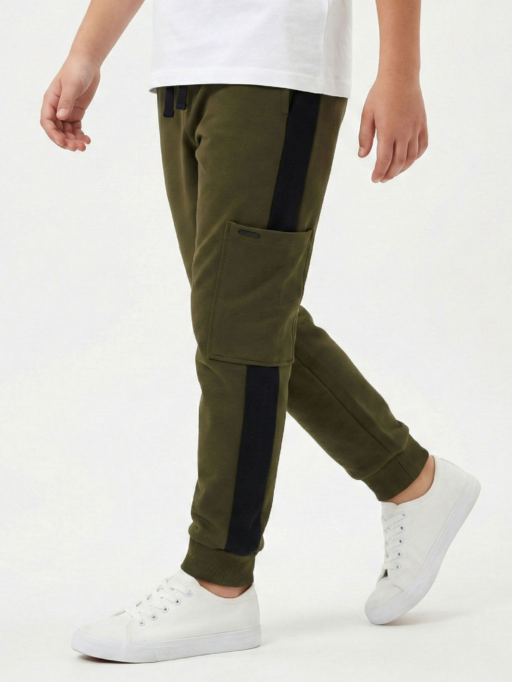 Брюки спортивные 22-4440 хаки - Mini maxi фото 2