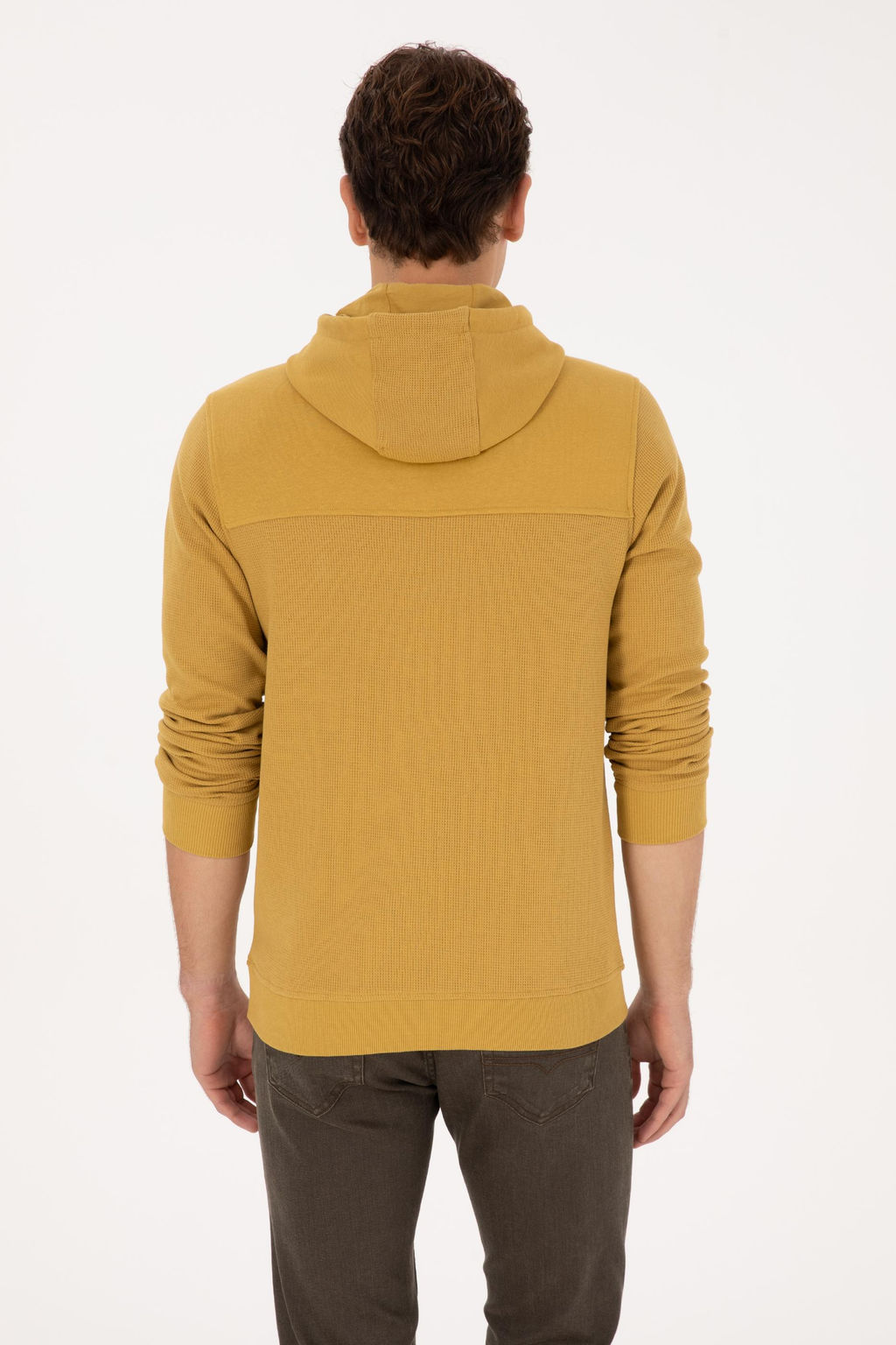 Erkek Hardal Sweatshirt - U.s. polo assn фото 5