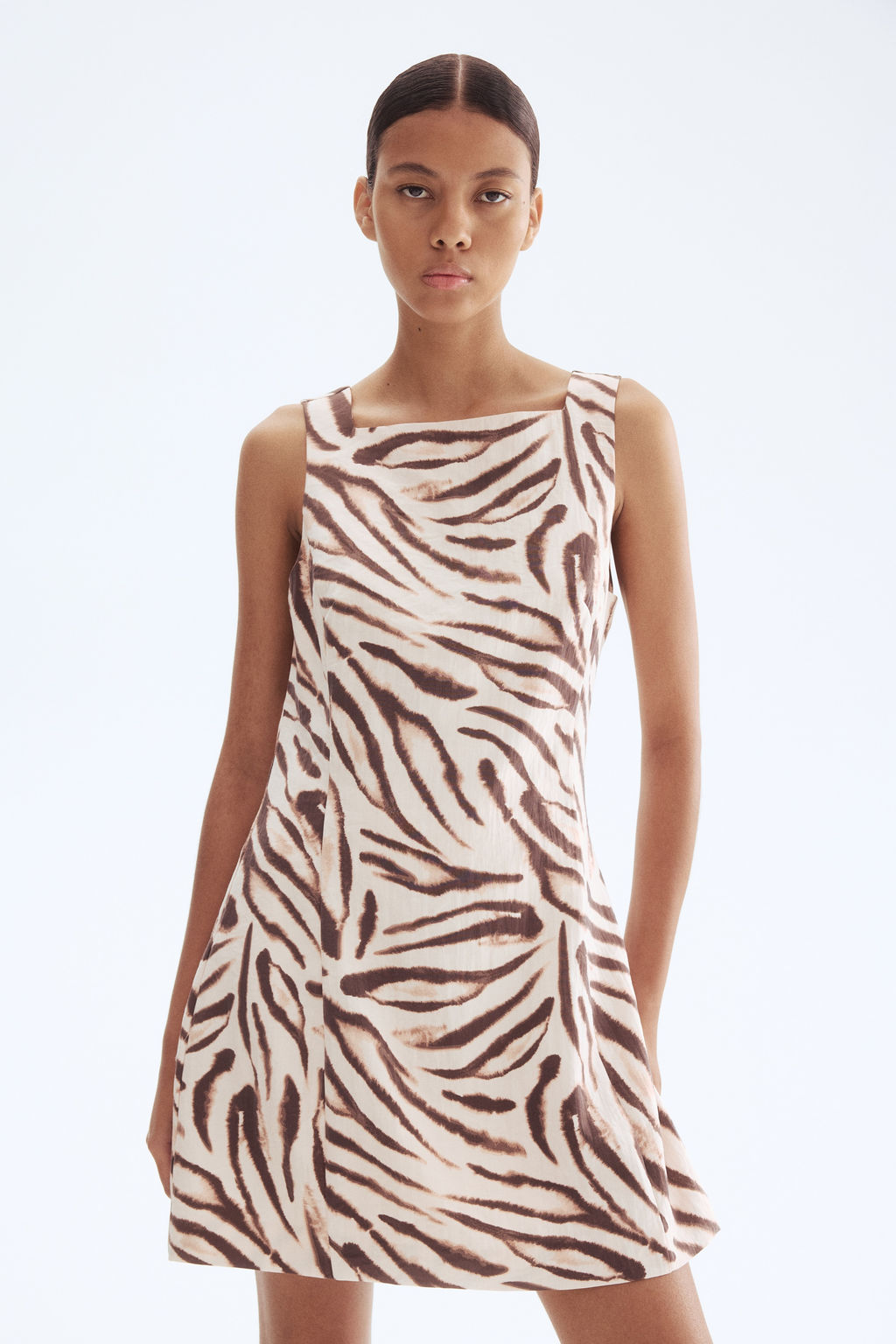 Vestido de sarga con escote cuadrado - H&m фото 7