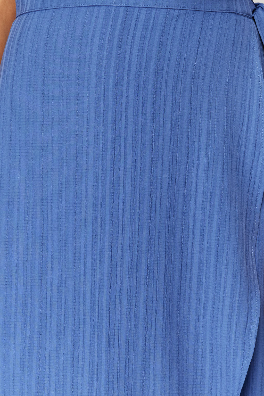 TRENDYOLMILLA Camel Kruvaze Kapama Baglama Detayl? Midi Dokuma Etek TWOSS24ET00052 фото 4