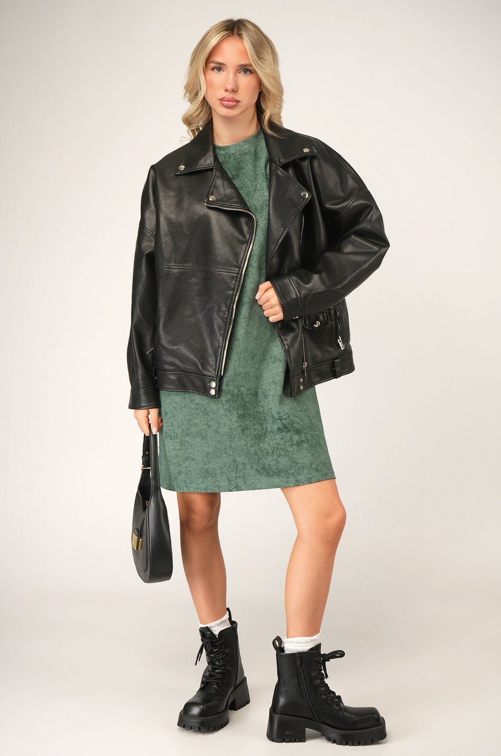 Женское платье-футболка оверсайз Happyfox