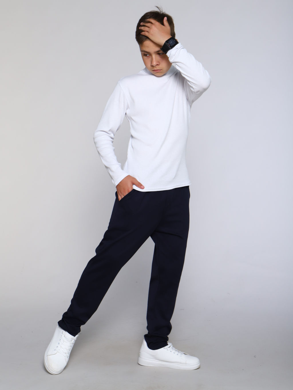 Ладошки / Водолазка Лапша белый  фото 4