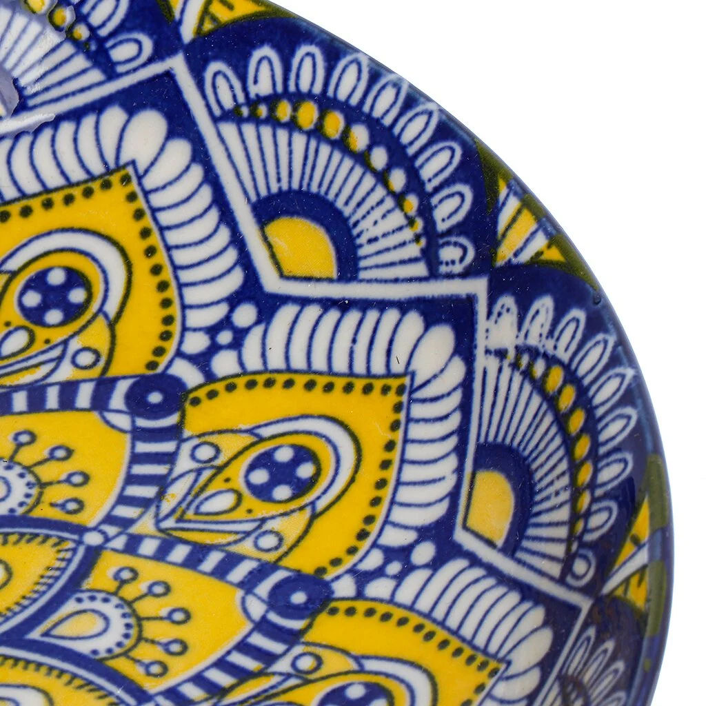 Тарелка обеденная, керамика, 23 см, круглая, Мантра, Y6-6016 (422276) - Daniks фото 2