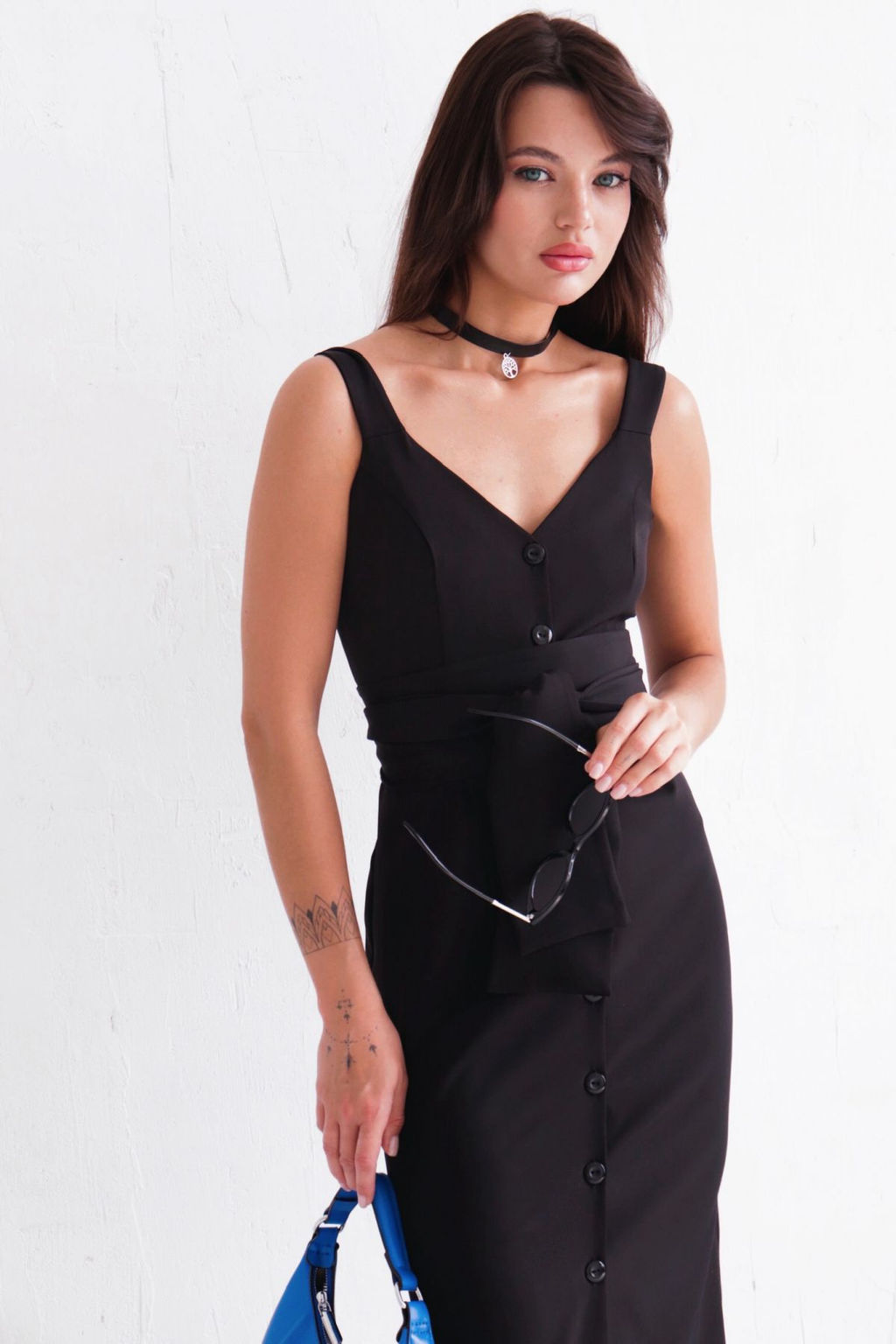 Сарафан классический чёрный - Martichelli фото 3