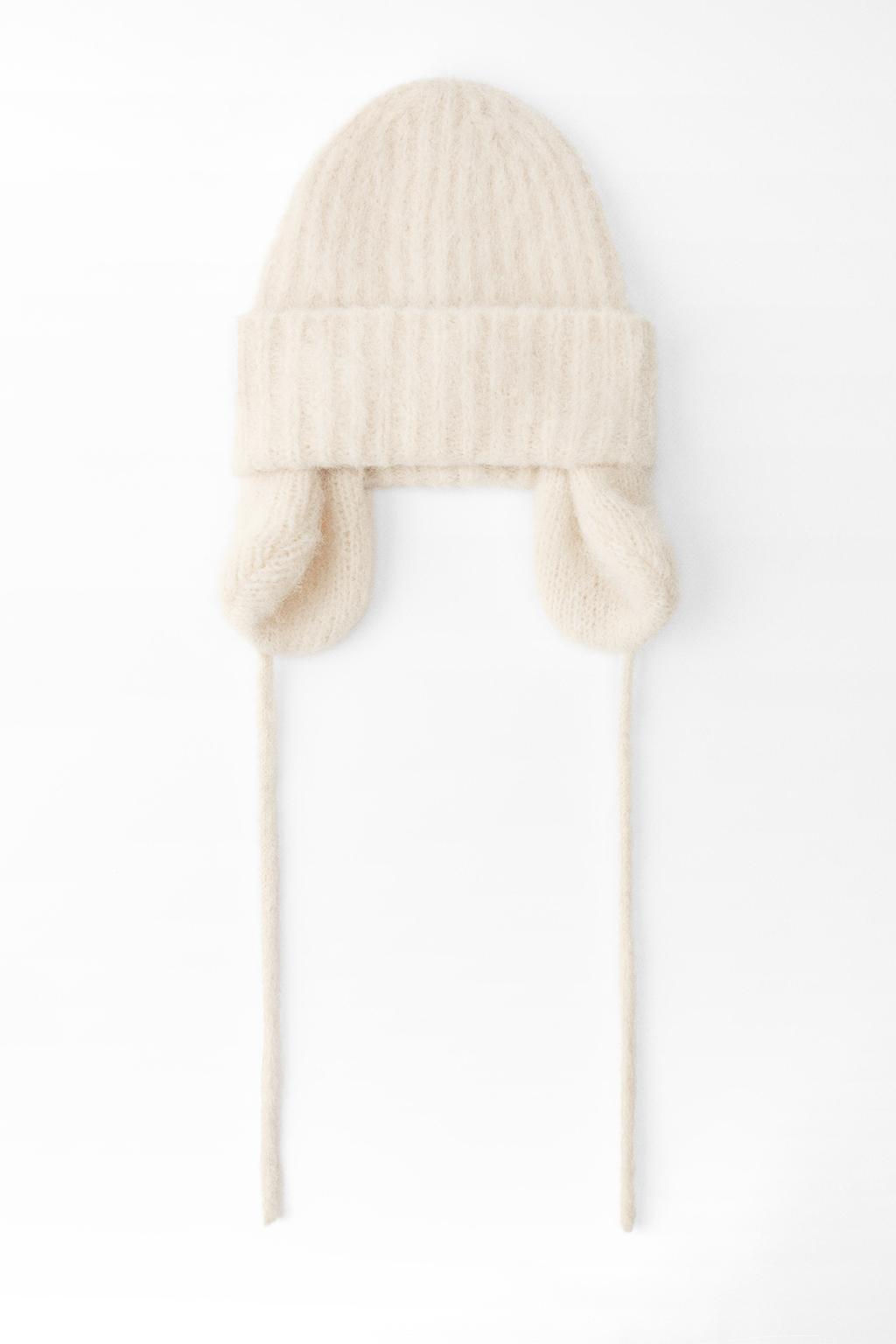 ALPACA BEANIE WITH EARMUFFS - Zara фото 3