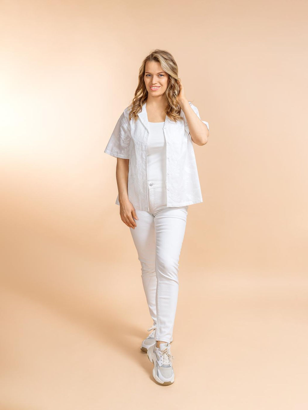 Блузка (хлопок) №25-247 (Лето-2025) - Ганг фото 4