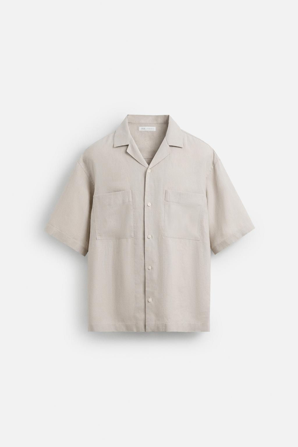 100% LINEN SHIRT - Zara фото 15