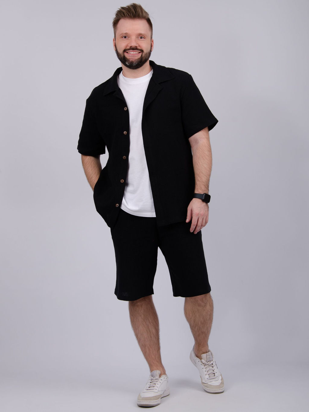 Костюм "Мэтью" чёрный, муслин