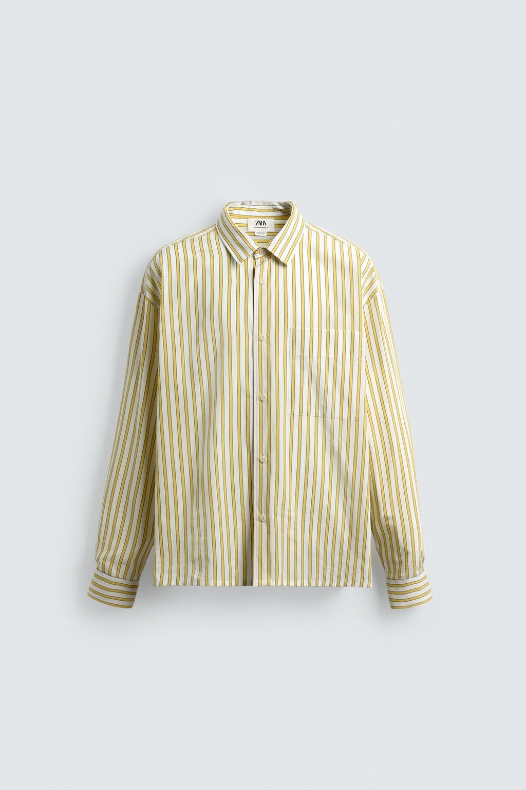 STRIPED SHIRT WITH POCKET - Zara фото 15