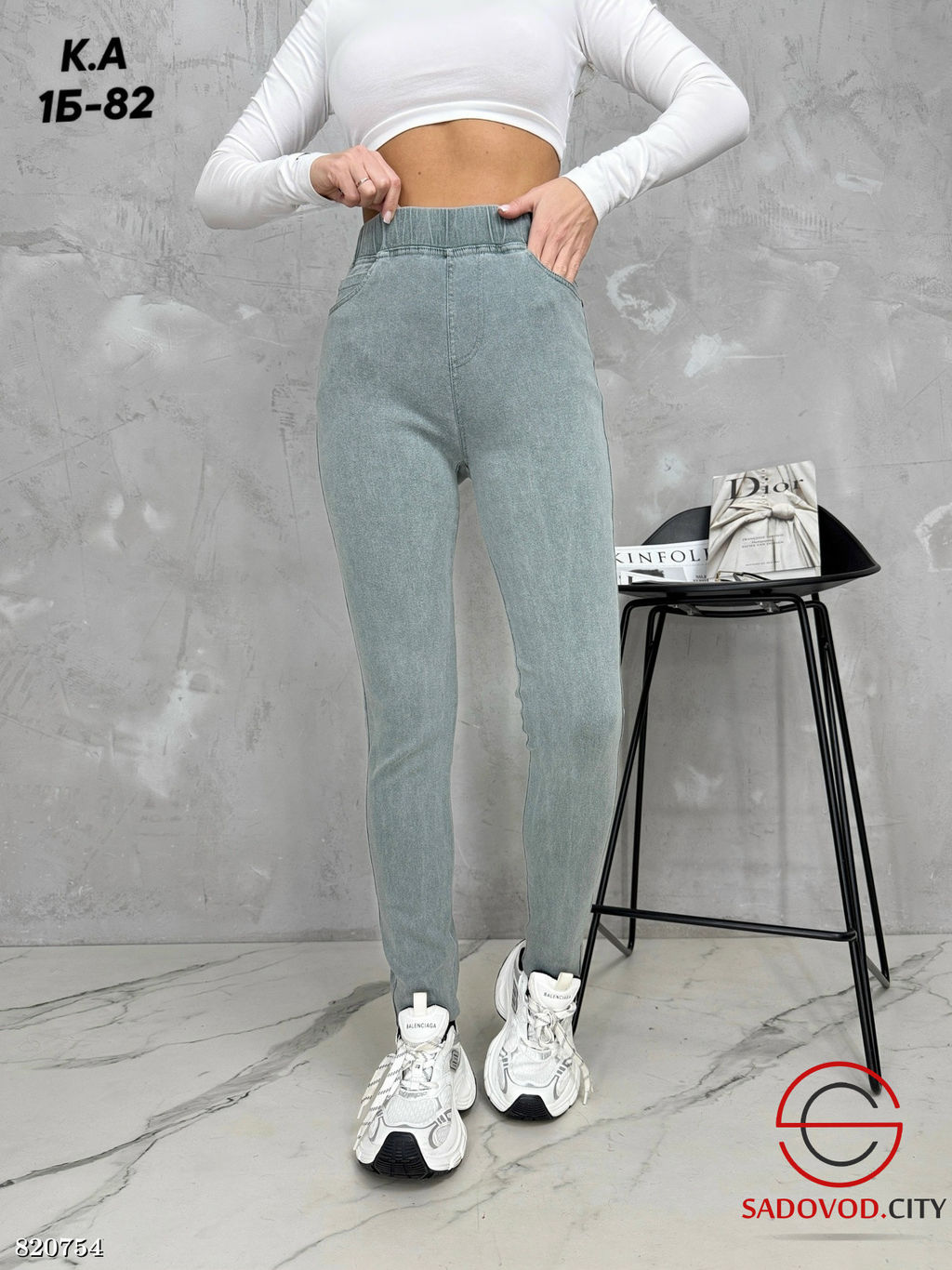 Джеггинсы женские на резинке - Bruno фото 2