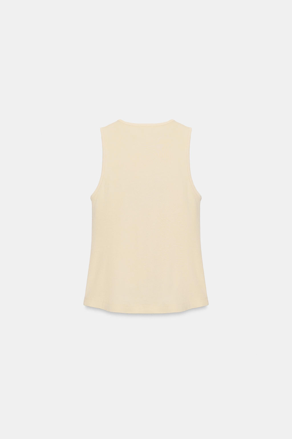 CAMISETA TACHAS TEXTO / Beige - Zara фото 5
