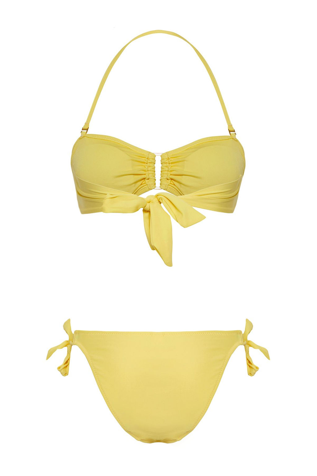 Ekru Straplez F?rf?rl? Regular Pretty Bikini Tak?m? TBESS25BT00021 - Trendyolmilla фото 11